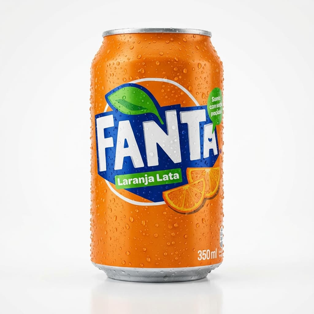 Fanta Laranja Lata 350ml